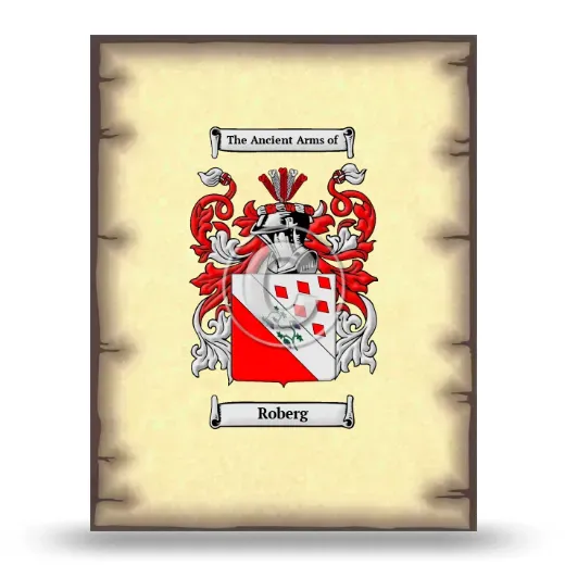 Roberg Coat of Arms Print