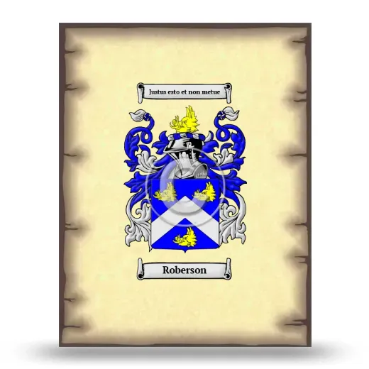Roberson Coat of Arms Print