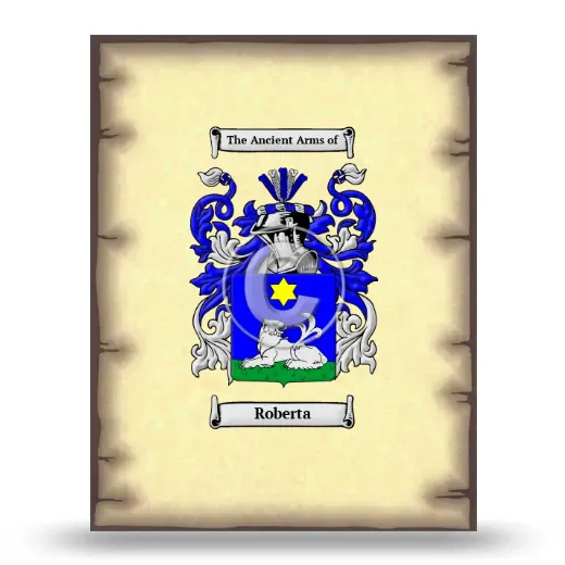 Roberta Coat of Arms Print