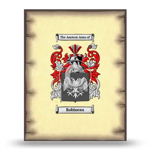 Robineau Coat of Arms Print