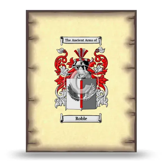 Roble Coat of Arms Print