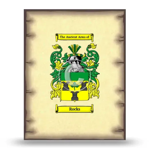 Rocks Coat of Arms Print