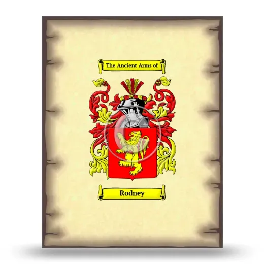 Rodney Coat of Arms Print