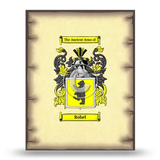 Rohel Coat of Arms Print
