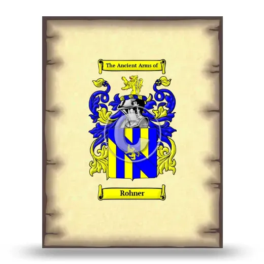 Rohner Coat of Arms Print