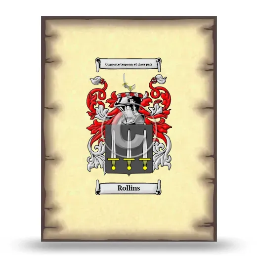 Rollins Coat of Arms Print