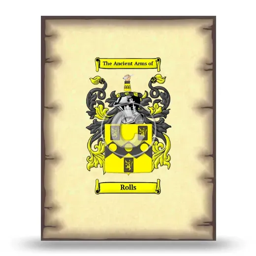 Rolls Coat of Arms Print