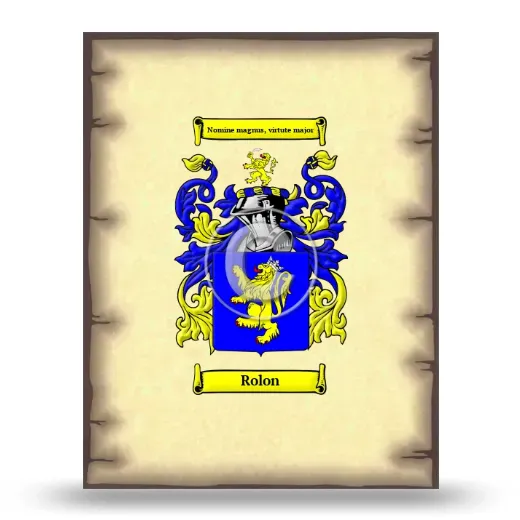 Rolon Coat of Arms Print