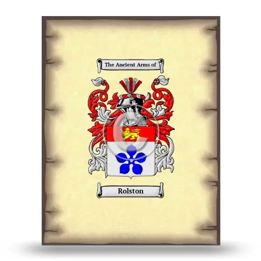 Rolston Coat of Arms Print