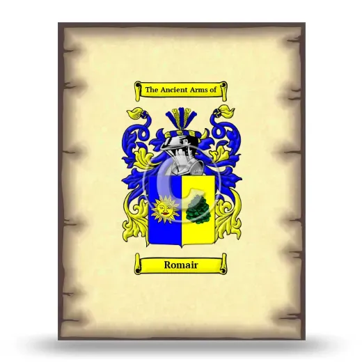 Romair Coat of Arms Print