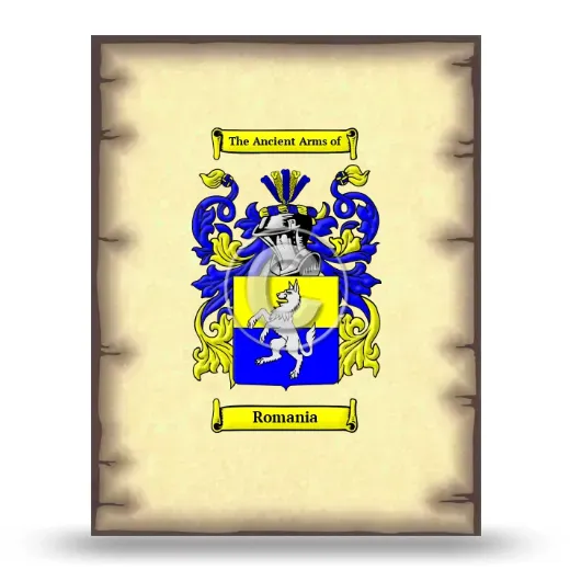Romania Coat of Arms Print