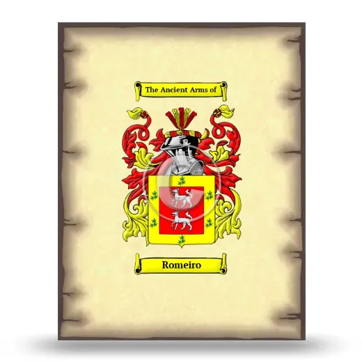 Romeiro Coat of Arms Print