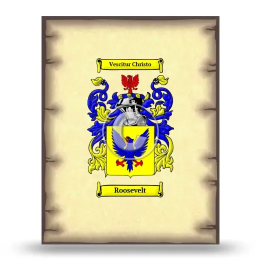 Roosevelt Coat of Arms Print