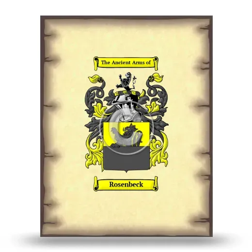Rosenbeck Coat of Arms Print