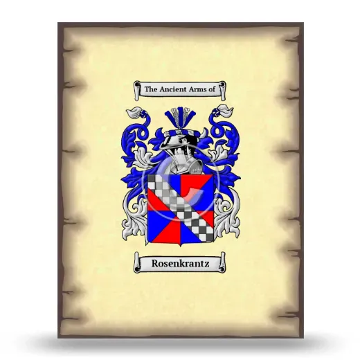 Rosenkrantz Coat of Arms Print