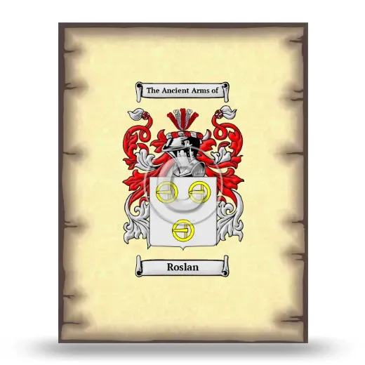 Roslan Coat of Arms Print