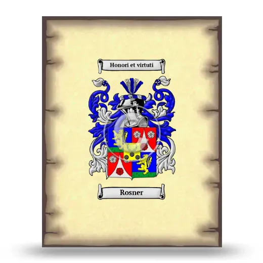 Rosner Coat of Arms Print