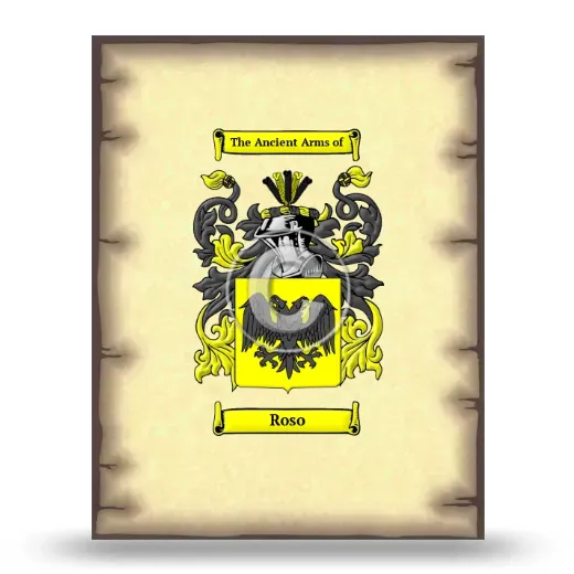 Roso Coat of Arms Print