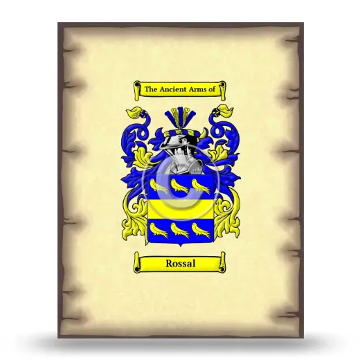 Rossal Coat of Arms Print