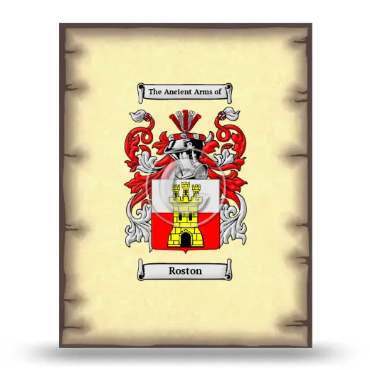Roston Coat of Arms Print
