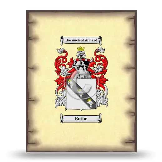 Rothe Coat of Arms Print