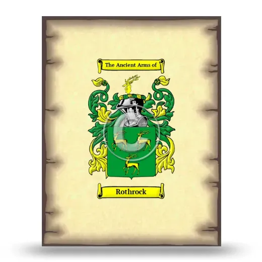 Rothrock Coat of Arms Print
