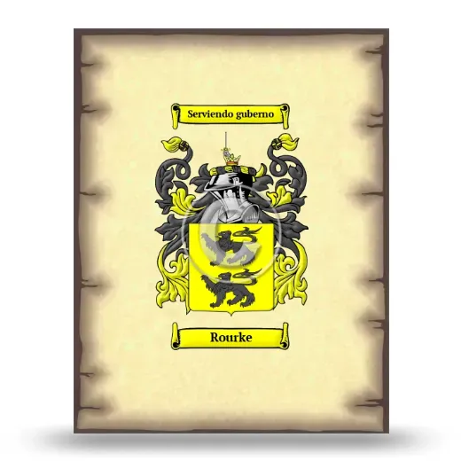 Rourke Coat of Arms Print