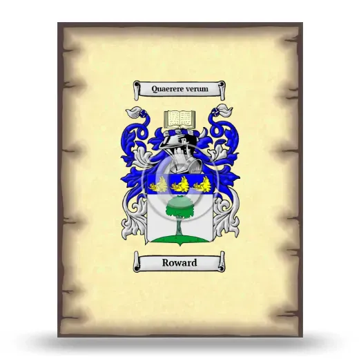 Roward Coat of Arms Print