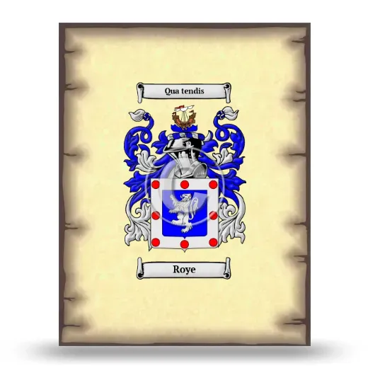 Roye Coat of Arms Print