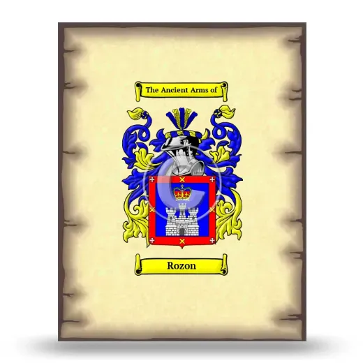 Rozon Coat of Arms Print