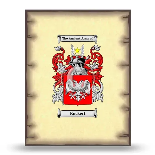 Ruckert Coat of Arms Print