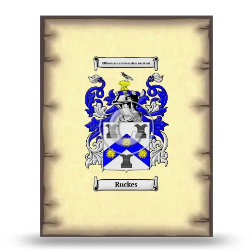 Ruckes Coat of Arms Print