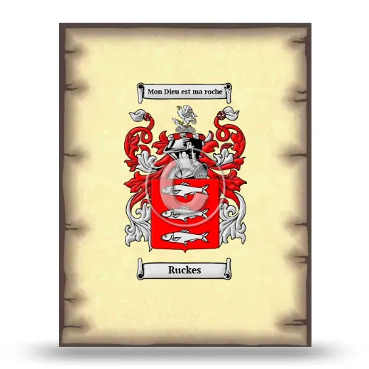 Ruckes Coat of Arms Print