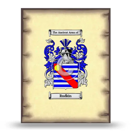 Rudkin Coat of Arms Print