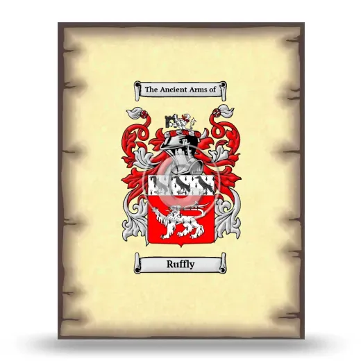 Ruffly Coat of Arms Print