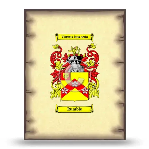 Rumble Coat of Arms Print