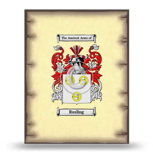 Rusling Coat of Arms Print