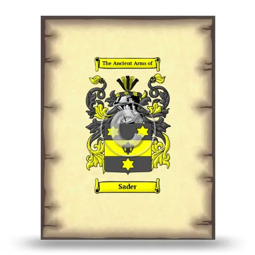 Sader Coat of Arms Print