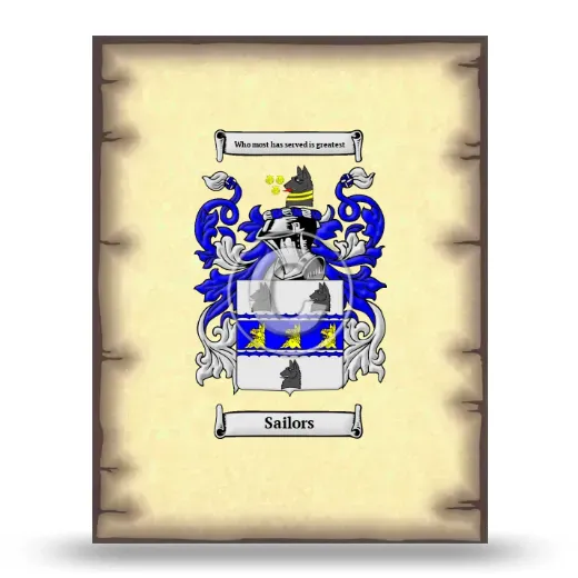 Sailors Coat of Arms Print