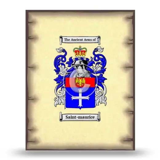 Saint-maurice Coat of Arms Print