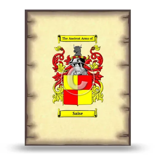 Saise Coat of Arms Print