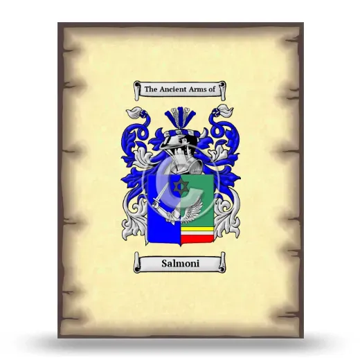 Salmoni Coat of Arms Print