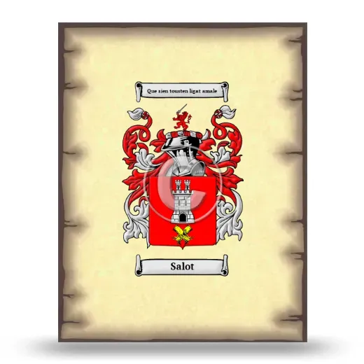 Salot Coat of Arms Print