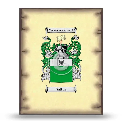Saltus Coat of Arms Print