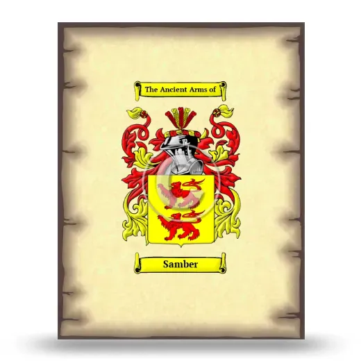 Samber Coat of Arms Print