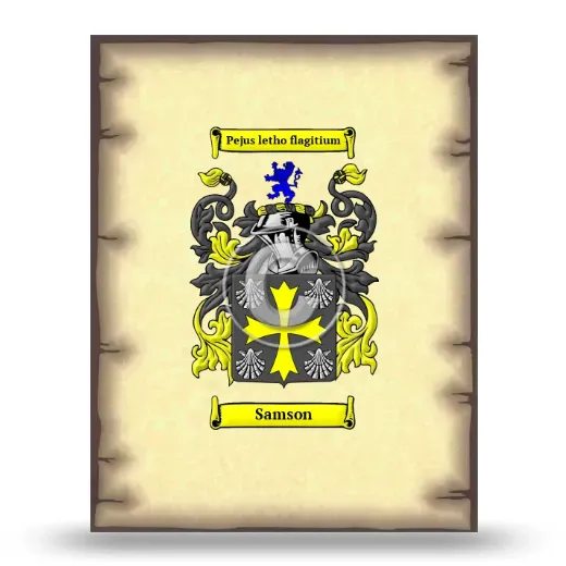 Samson Coat of Arms Print