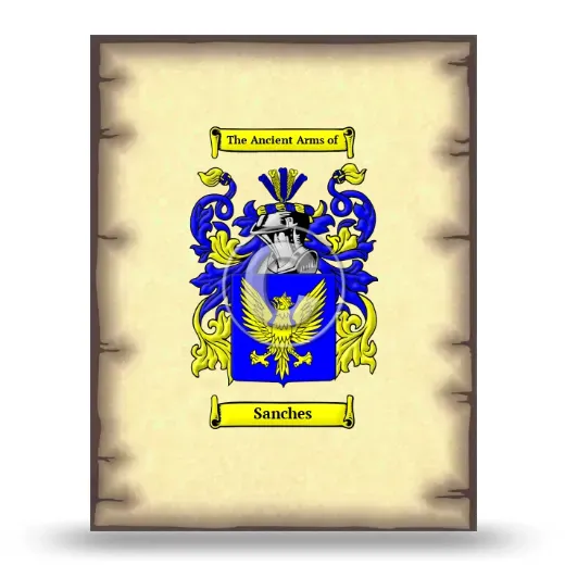 Sanches Coat of Arms Print