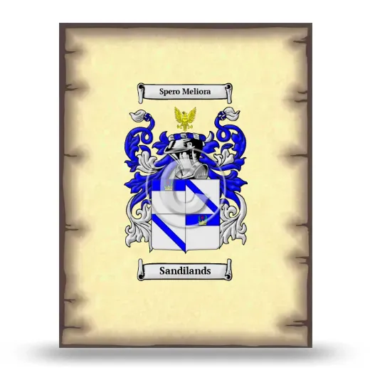 Sandilands Coat of Arms Print