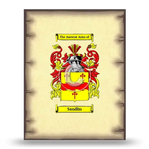 Sandlin Coat of Arms Print