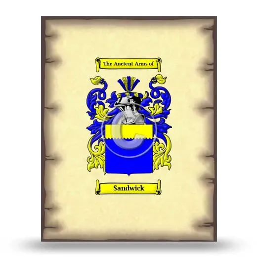 Sandwick Coat of Arms Print